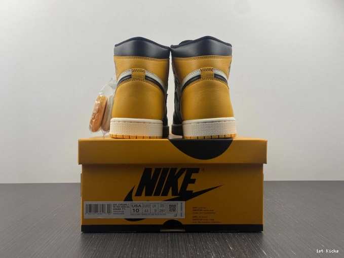 Yellow 1 Air 555088-711 High Toe OG Jordan 0822